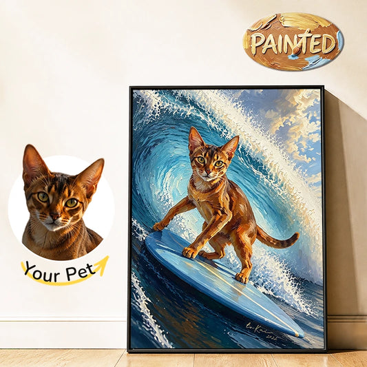 Surfer | Hand-painted Pet Portrait