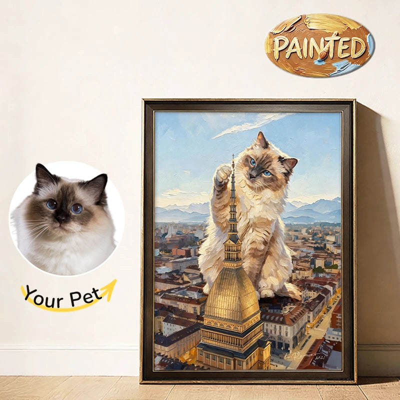 Mole Antonelliana, Turin | Hand-painted Pet Portrait