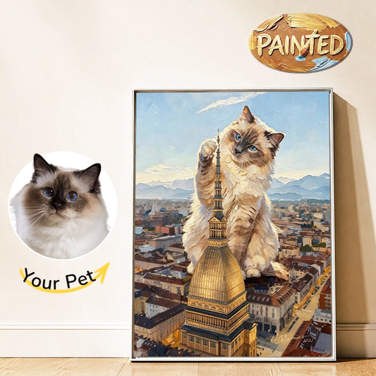 Mole Antonelliana, Turin | Hand-painted Pet Portrait