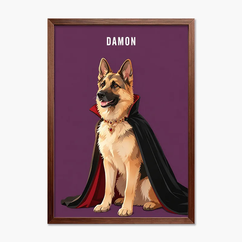 The Count | Pet Portrait Print