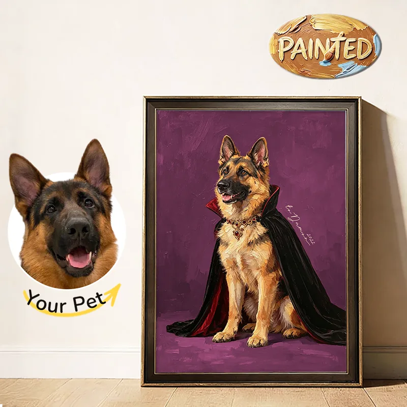 The Count | Hand-painted Pet Portrait