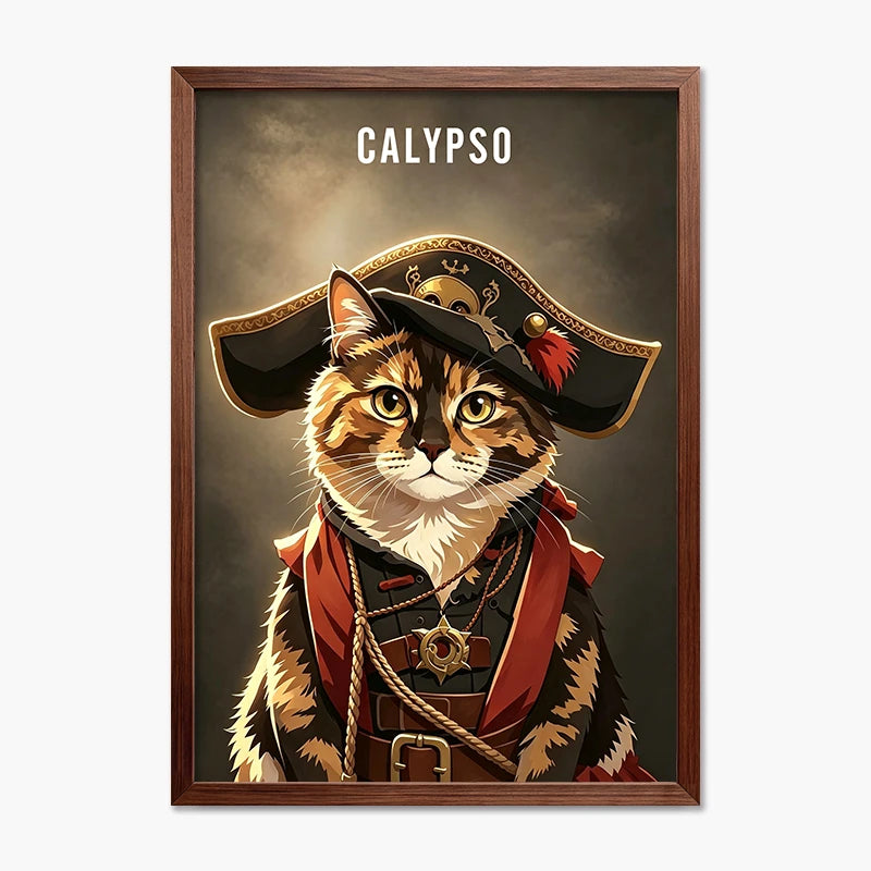 The Pirate Captain | Pet Portrait Print