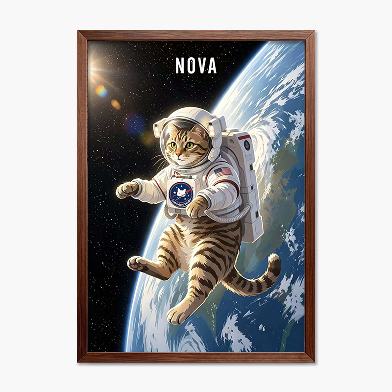Space Explorer | Pet Portrait Print