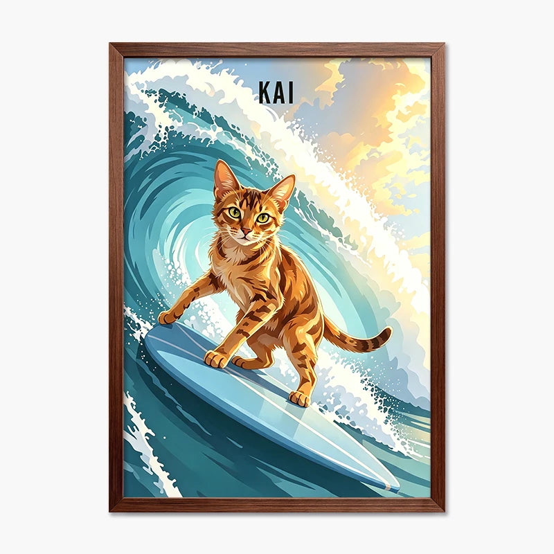 Surfer | Pet Portrait Print