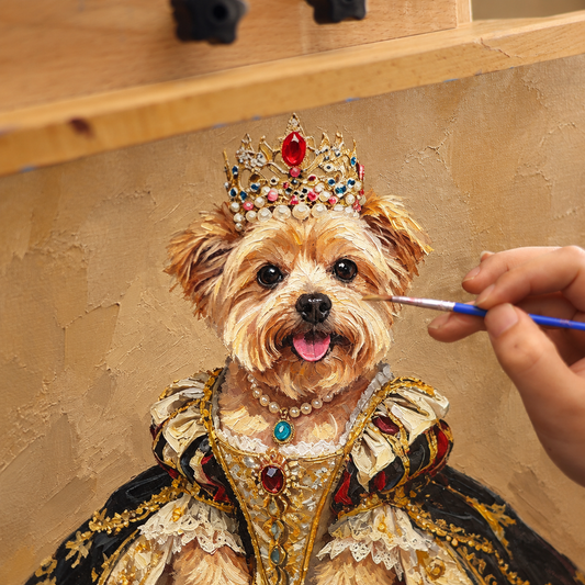 The Queen | Hand-painted Pet Portrait