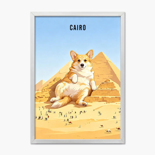 Pyramids of Giza, Cairo | Pet Portrait Print