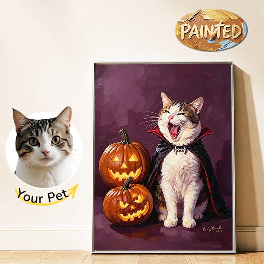 Vampire | Hand-painted Pet Portrait