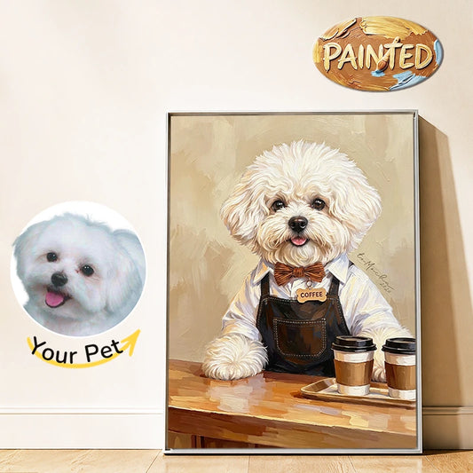 Barista | Hand-painted Pet Portrait