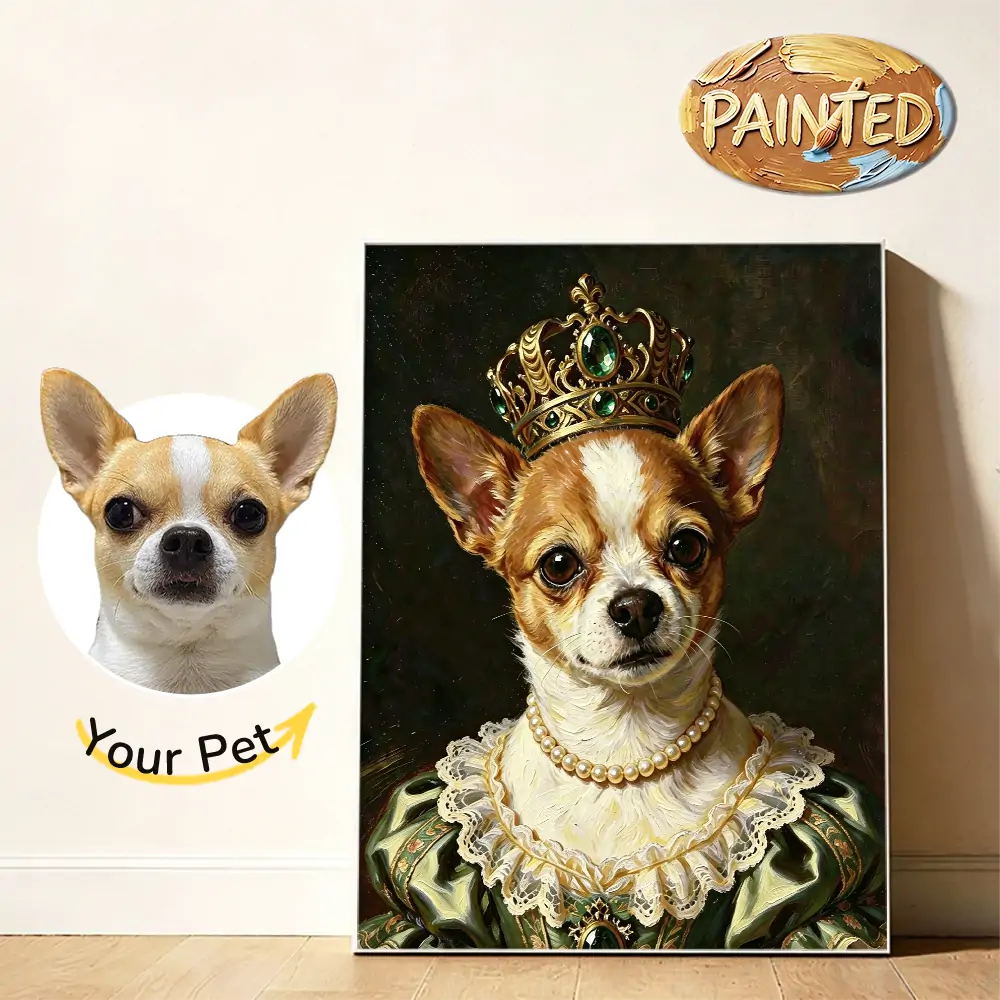 Royal Pets | 2D Hand-Painted Portrait