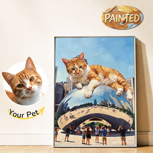 Chicago | Hand-painted Pet Portrait