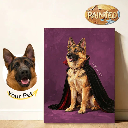 The Count | Hand-painted Pet Portrait