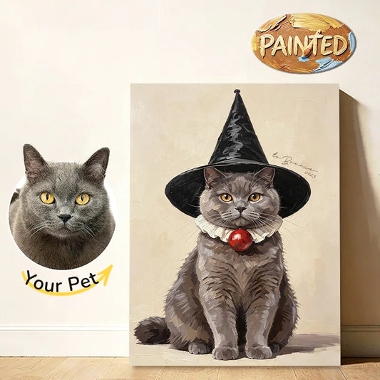 Witch | Hand-painted Pet Portrait