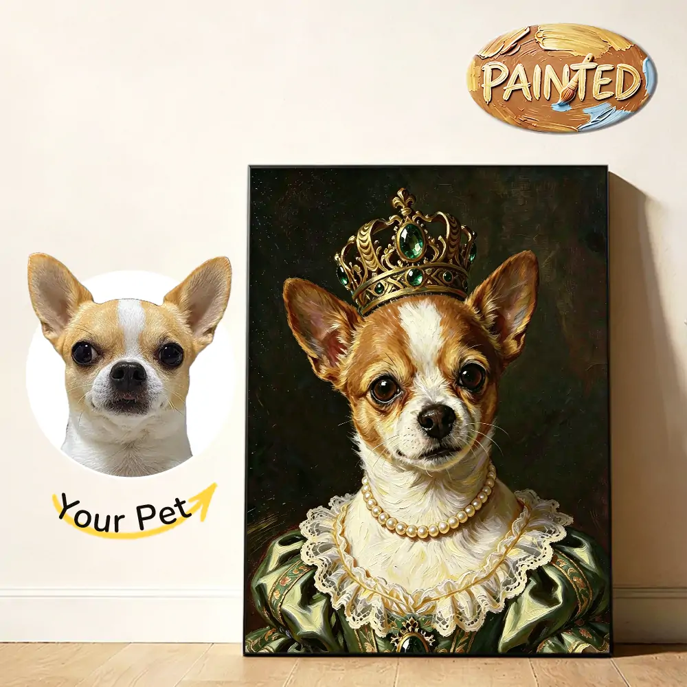 Royal Pets | 2D Hand-Painted Portrait