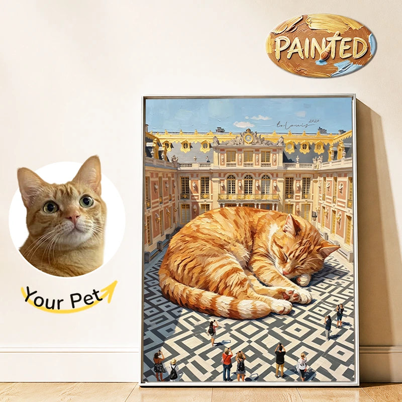 Palace of Versailles | Hand-painted Pet Portrait