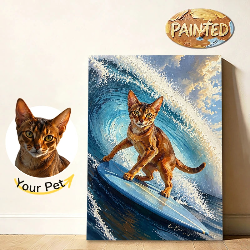 Surfer | Hand-painted Pet Portrait