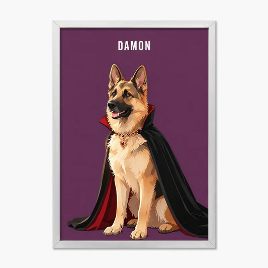 The Count | Pet Portrait Print