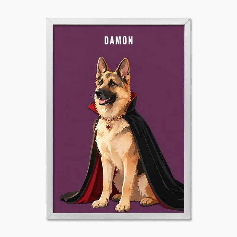 The Count | Pet Portrait Print
