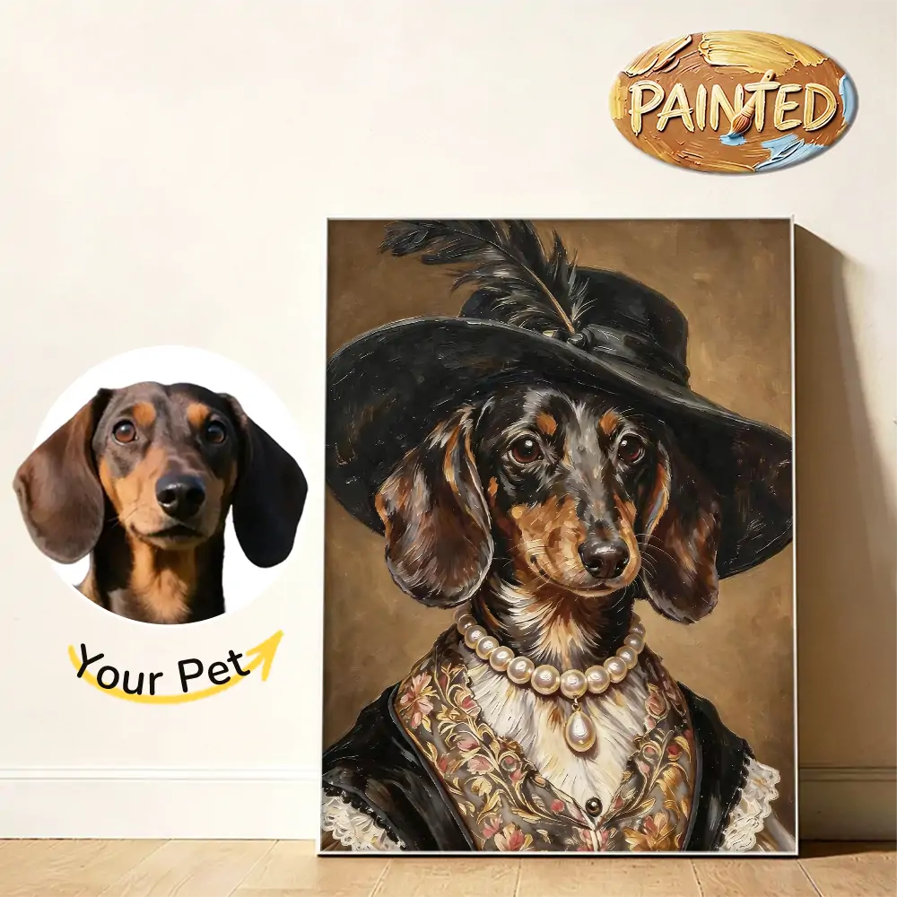 Royal Pets | 2D Hand-Painted Portrait