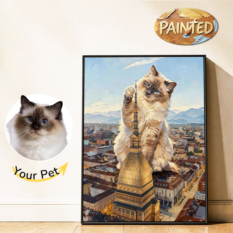 Mole Antonelliana, Turin | Hand-painted Pet Portrait