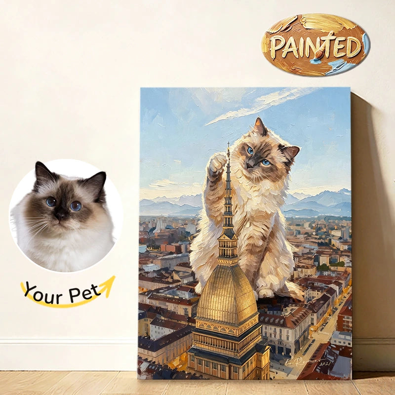 Mole Antonelliana, Turin | Hand-painted Pet Portrait