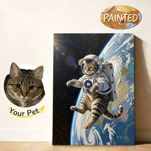 Astronaut | Hand-painted Pet Portrait