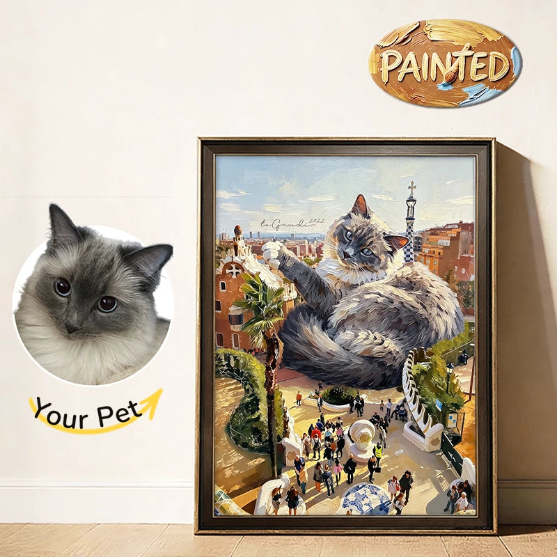 Barcelona | Hand-painted Pet Portrait