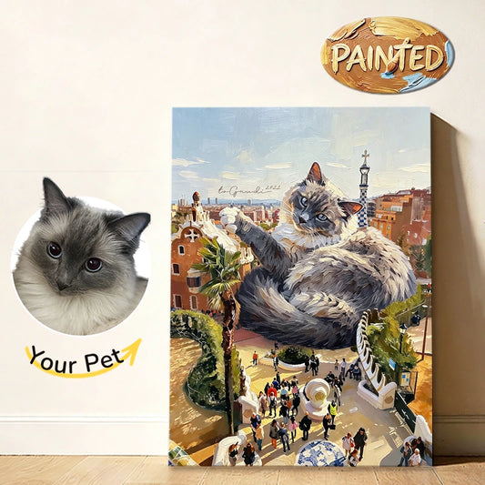 Barcelona | Hand-painted Pet Portrait