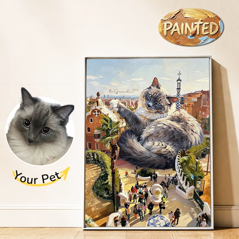Barcelona | Hand-painted Pet Portrait