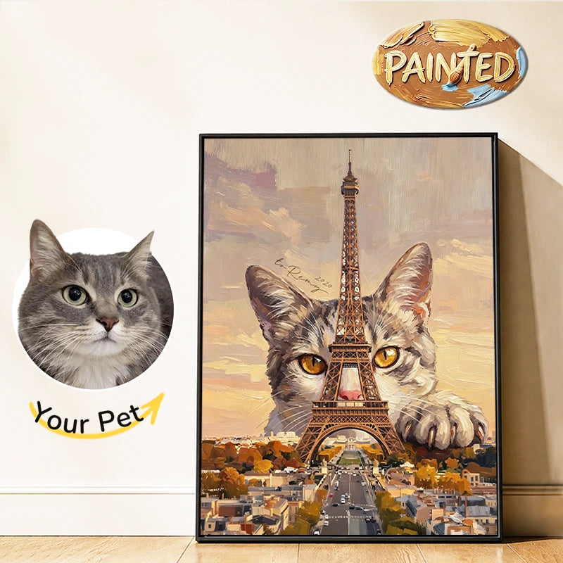 Paris | Hand-painted Pet Portrait