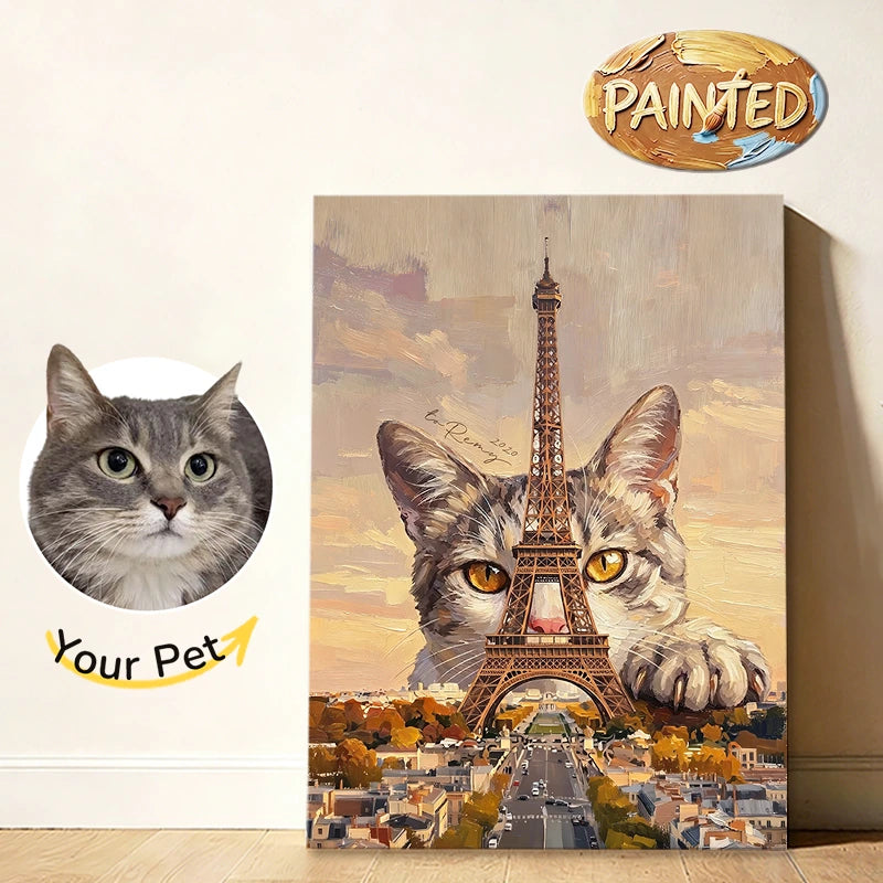Paris | Hand-painted Pet Portrait