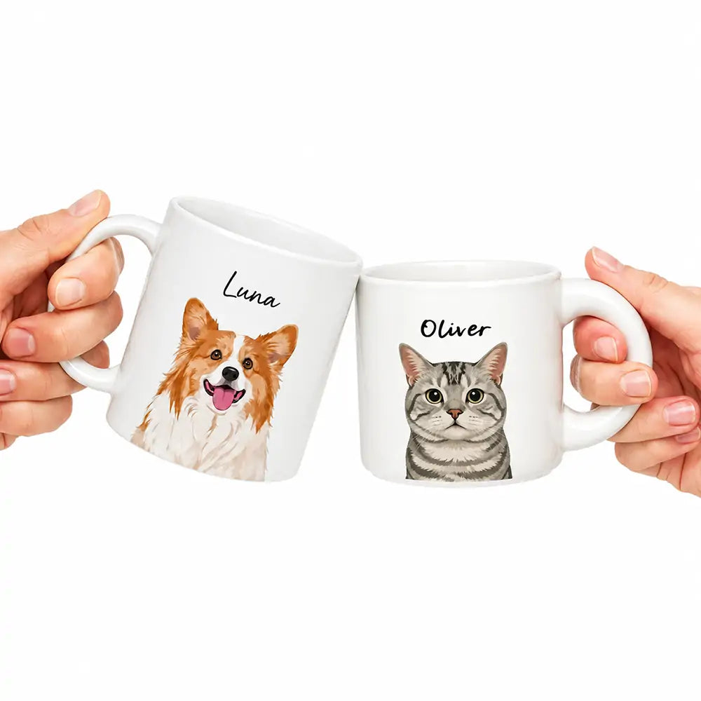 Custom Pet Portrait Mug