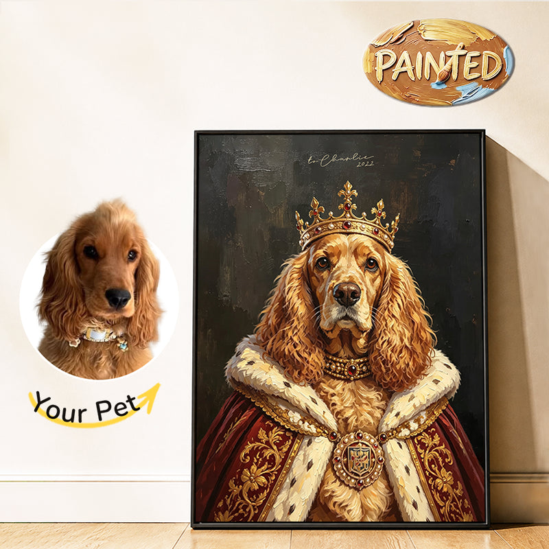 The King | Hand-painted Pet Portrait