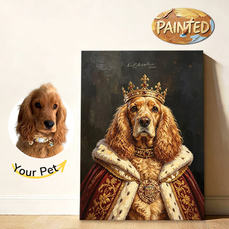 The King | Hand-painted Pet Portrait