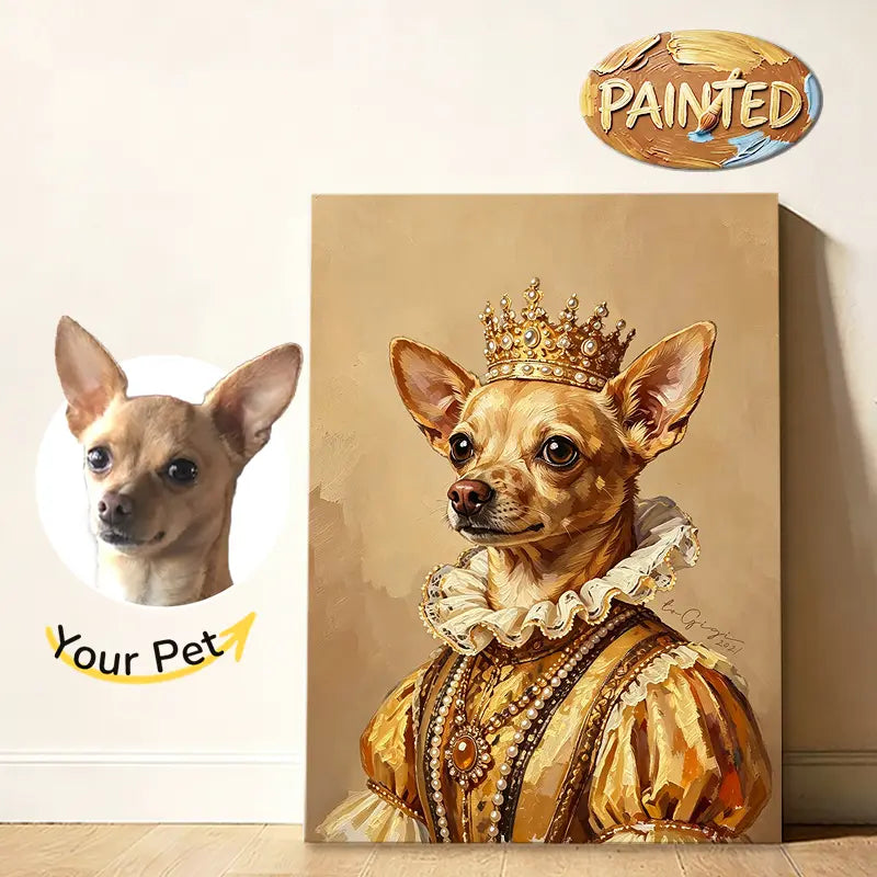 The Queen | Hand-painted Pet Portrait