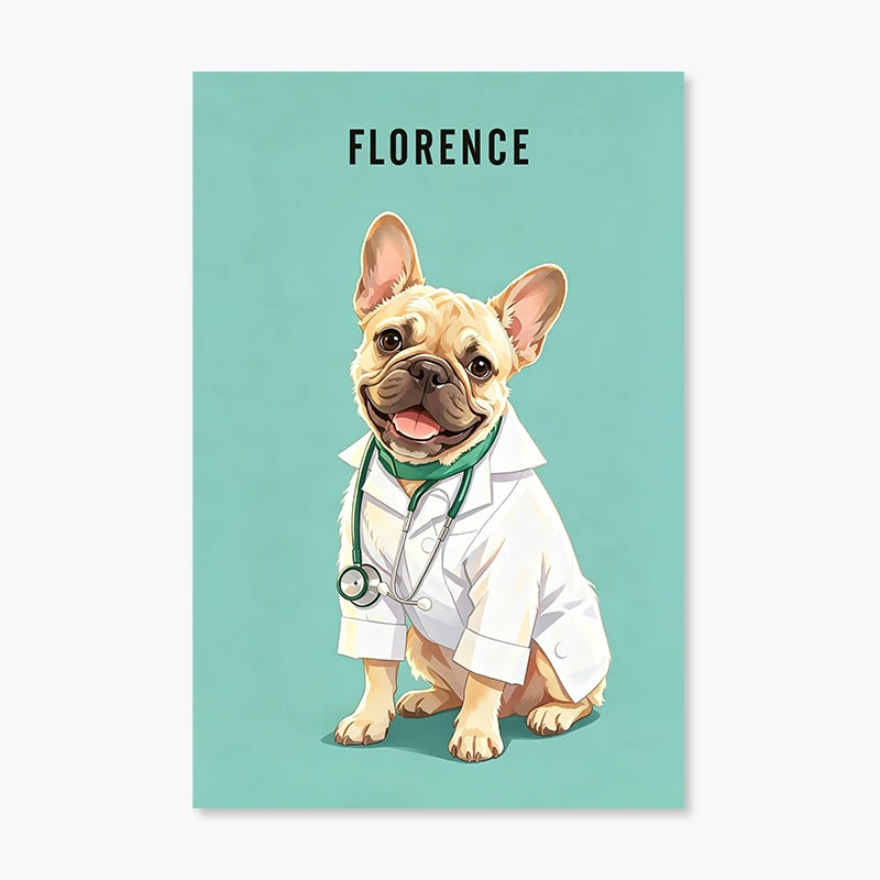 Doctor | Pet Portrait Print