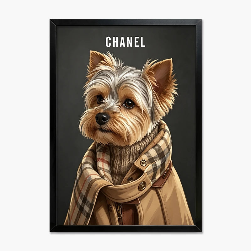 Fashion Model | Pet Portrait Print