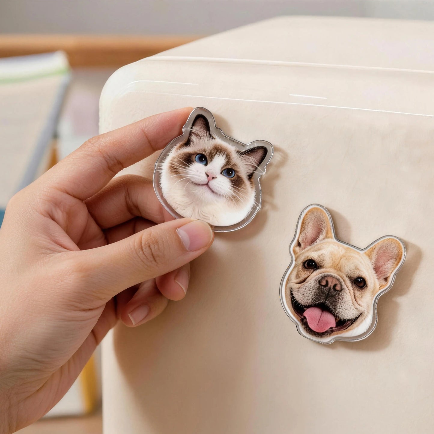Custom Pet Portrait Magnet