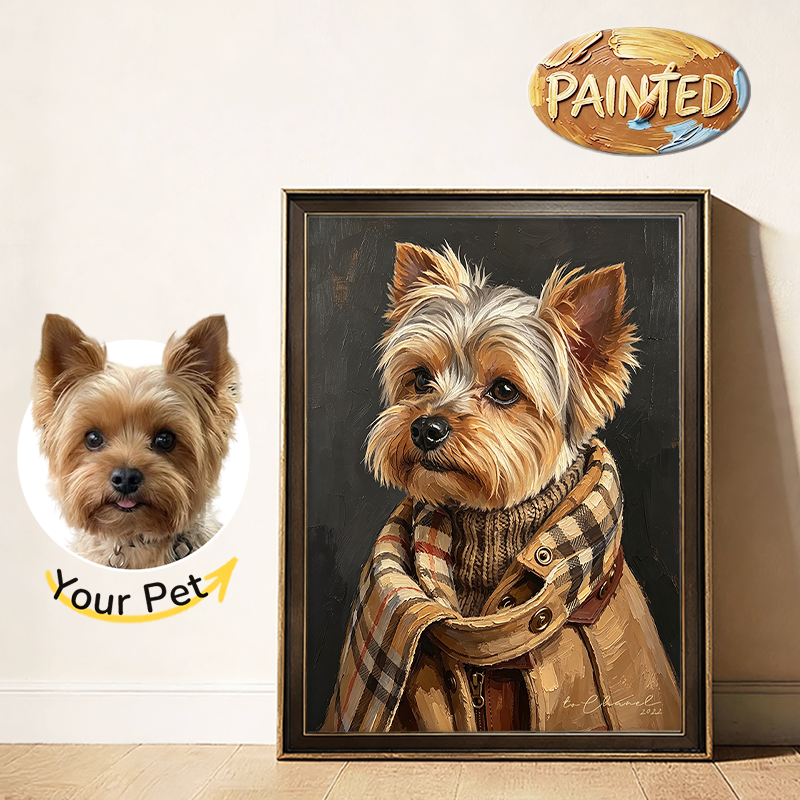 Fashion Icon | Hand-painted Pet Portrait