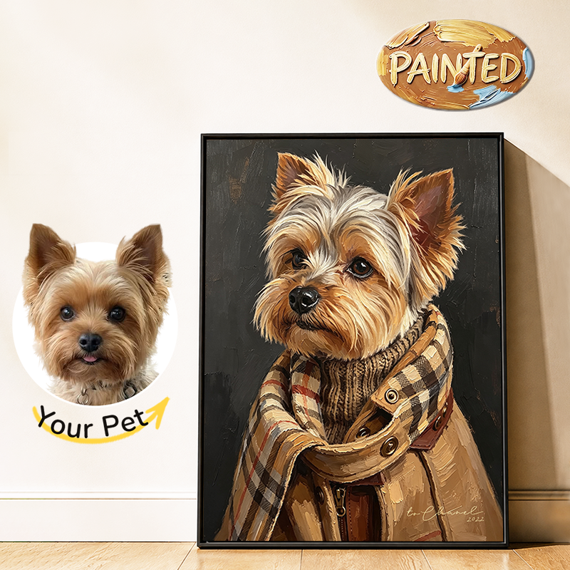 Fashion Icon | Hand-painted Pet Portrait