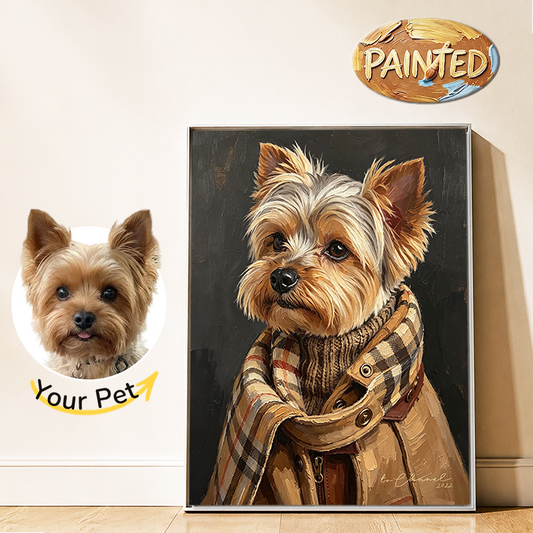 Fashion Icon | Hand-painted Pet Portrait