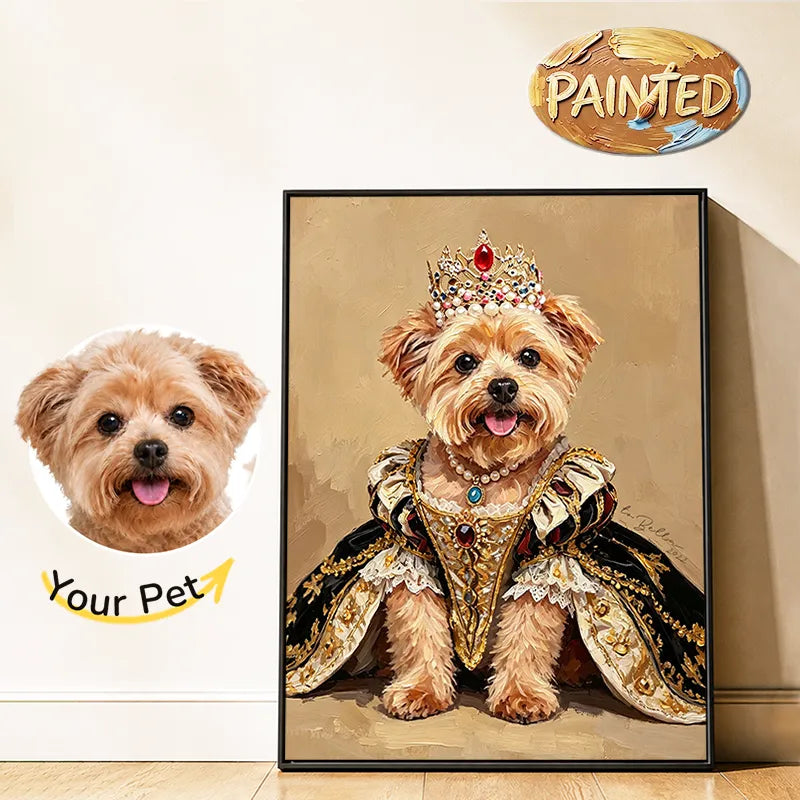 The Queen | Hand-painted Pet Portrait