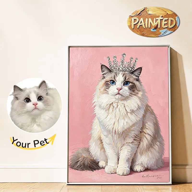 The Queen | Hand-painted Pet Portrait