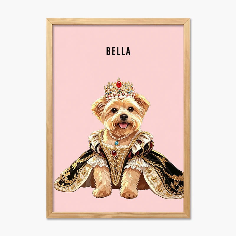 The Queen | Pet Portrait Print