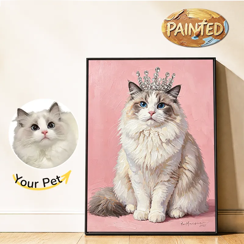 The Queen | Hand-painted Pet Portrait