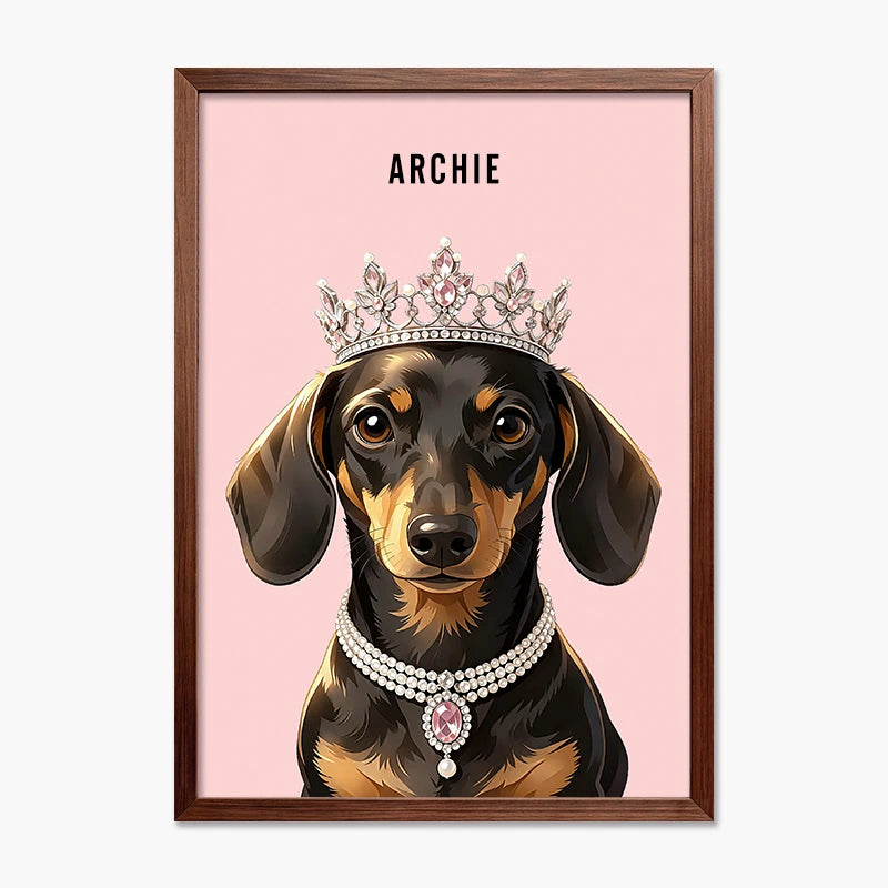 The King | Pet Portrait Print
