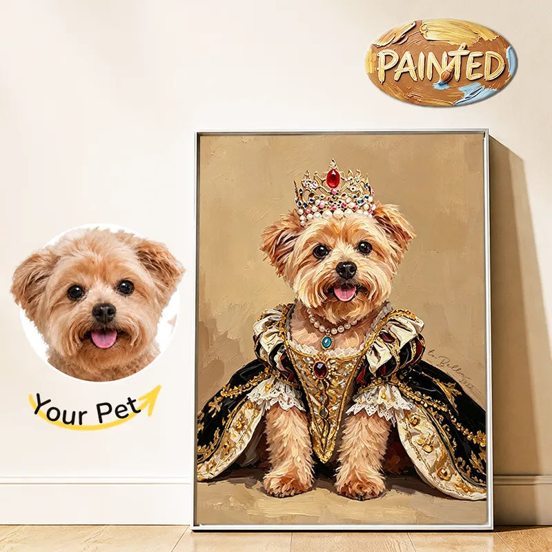 The Queen | Hand-painted Pet Portrait