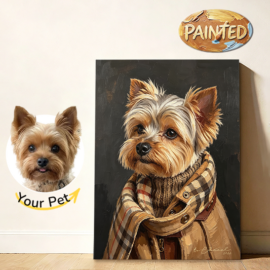 Fashion Icon | Hand-painted Pet Portrait