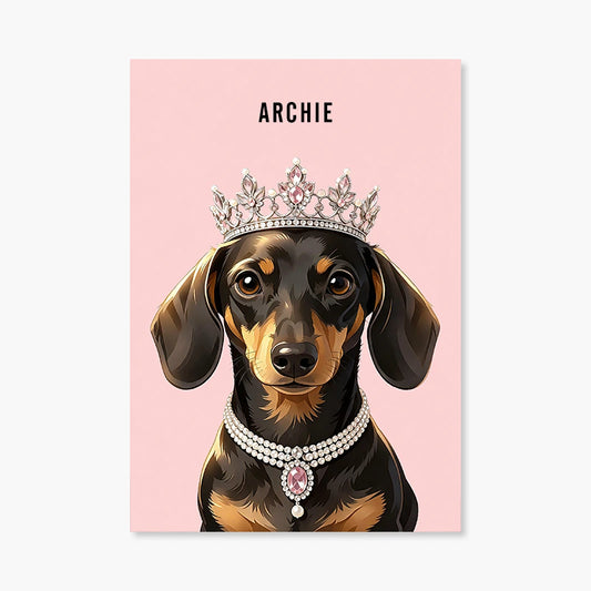 The King | Pet Portrait Print