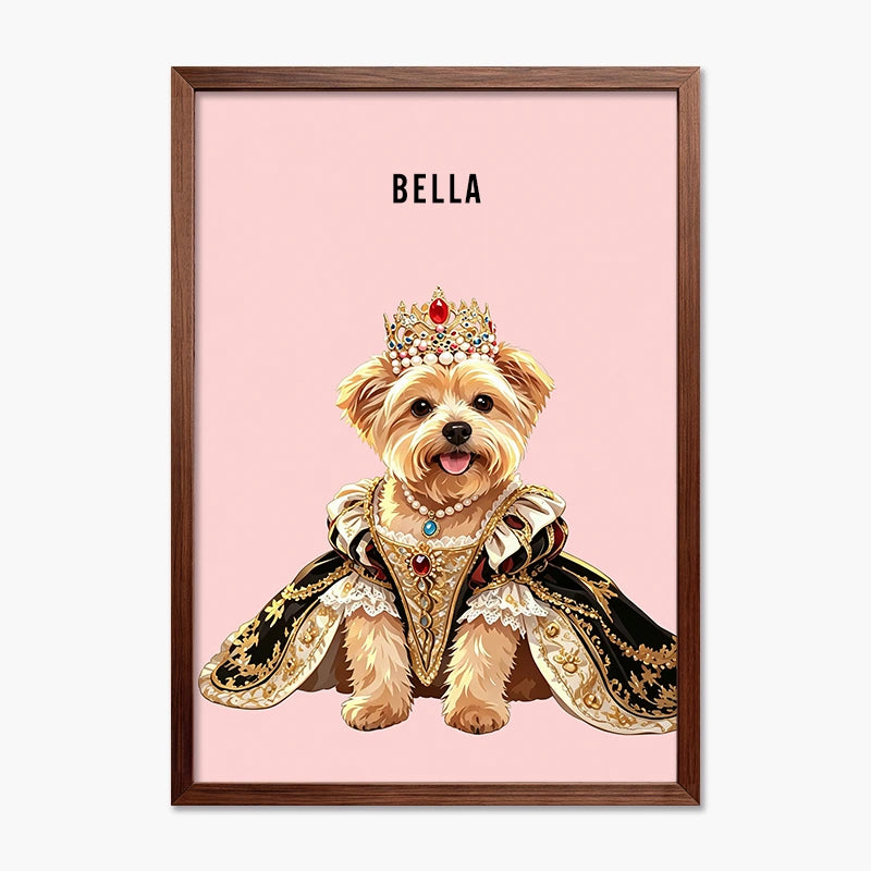 The Queen | Pet Portrait Print