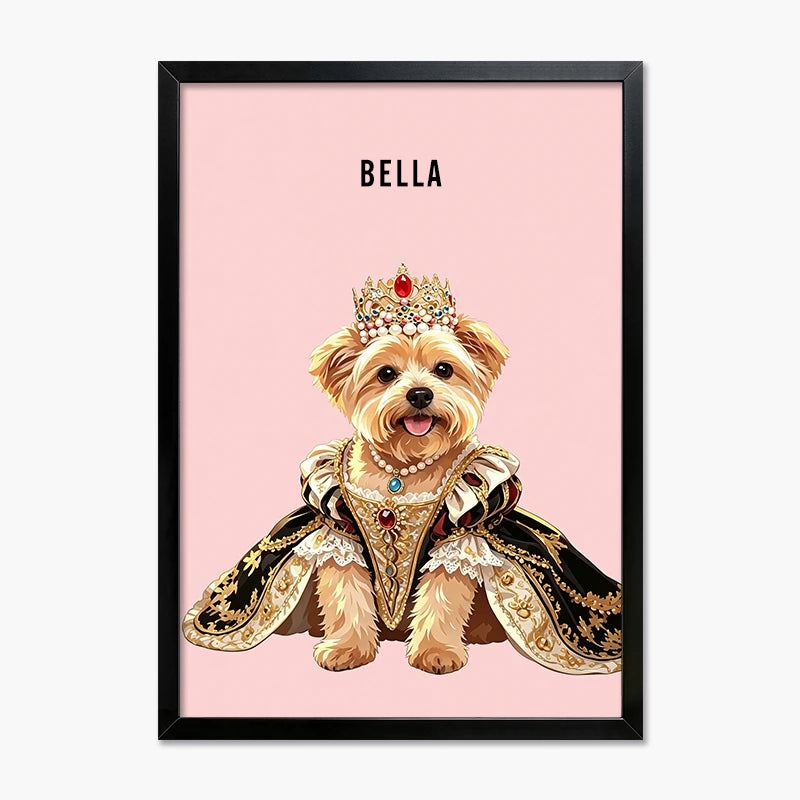The Queen | Pet Portrait Print
